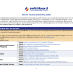 Sample Housing Onboarding Guide